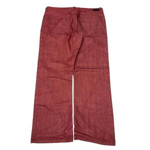 Ecko Unltd 759 Jeans Mens 38x32(30) Red Relaxed Wide Leg Streetwear Baggy Skate
